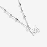 Joma Jewellery Alphabet Necklace - Letter M