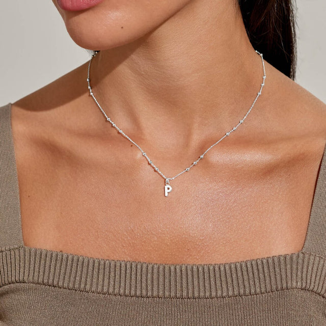 Joma Jewellery Alphabet Necklace - Letter P