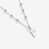Joma Jewellery Alphabet Necklace - Letter P