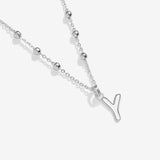 Joma Jewellery Alphabet Necklace - Letter Y