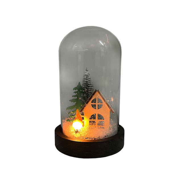 Gleneagles FireGlow LED USB Flame Glass Dome