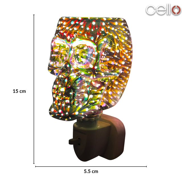 Cello - Infinity Skull Plug In Electric Melt Burner | Skull Wax Burner