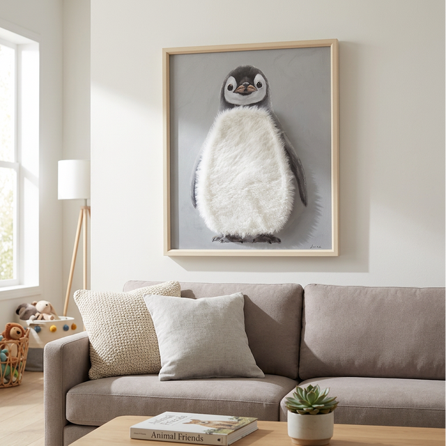 Gleneagles – Penguin – 3D Canvas Frame
