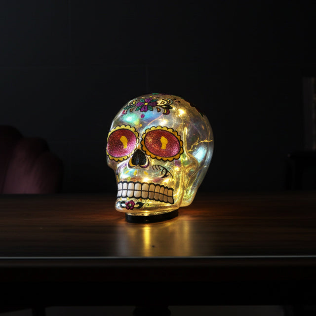 Gleneagles Light Chains Skull battery-powered LED light – product view