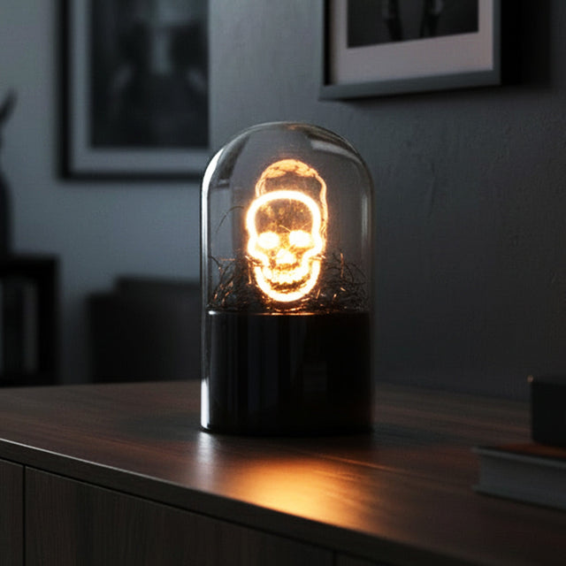 Gleneagles Neon Skull Dome battery-powered LED light – product view
