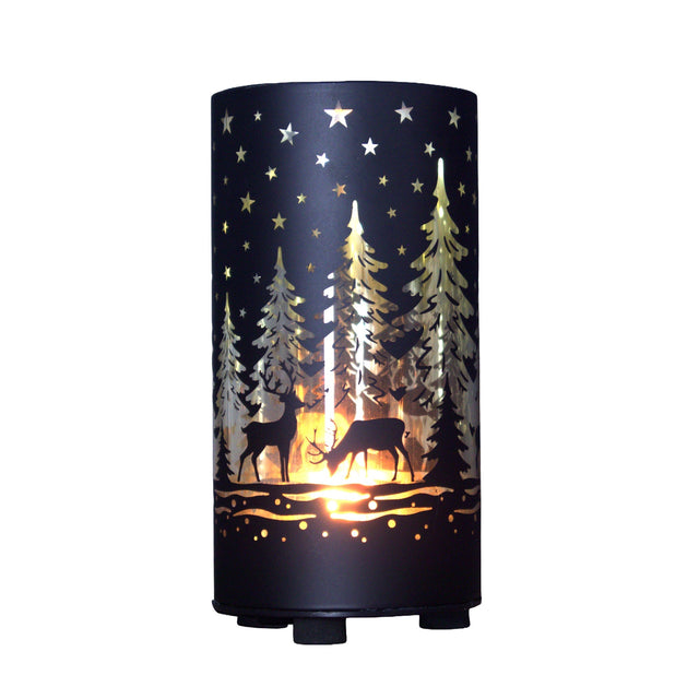 Gleneagles Stag Flicker battery-powered LED light – shown illuminated