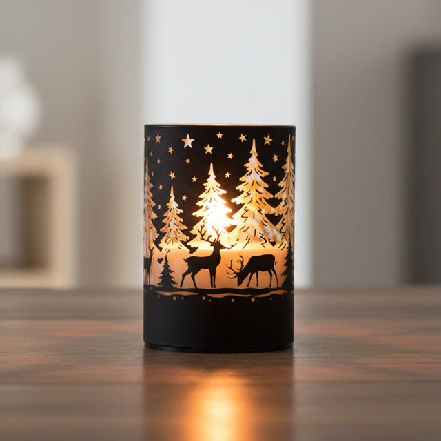 Gleneagles Small Stag Flicker battery-powered LED light – product view