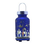 Gleneagles Holiday Flicker Lantern battery-powered LED light – shown illuminated
