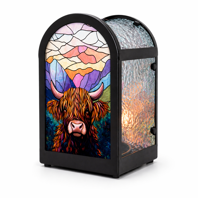 Cello - Arch Tealight Holder - Sunrise Highland Cow