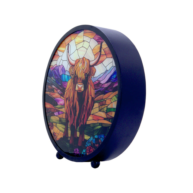 Cello - Round LED Lamp - Golden Highland