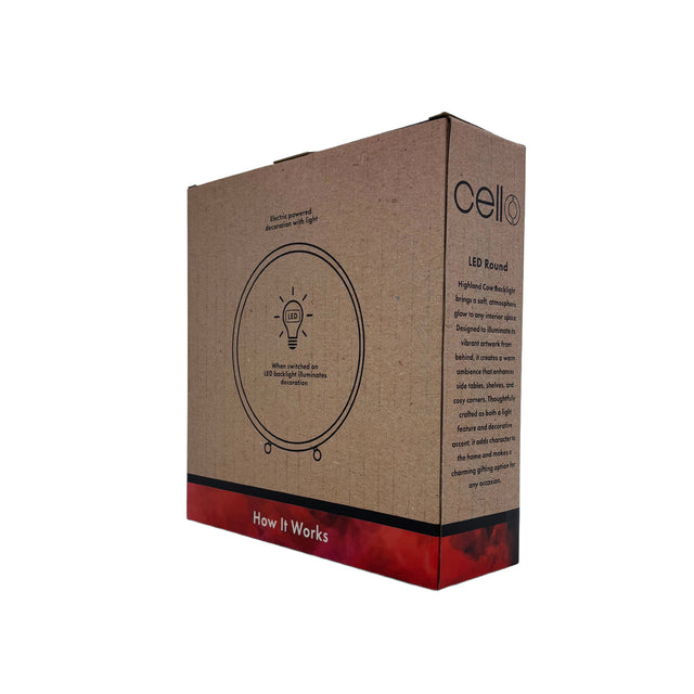 Cello - Round LED Lamp - Golden Highland
