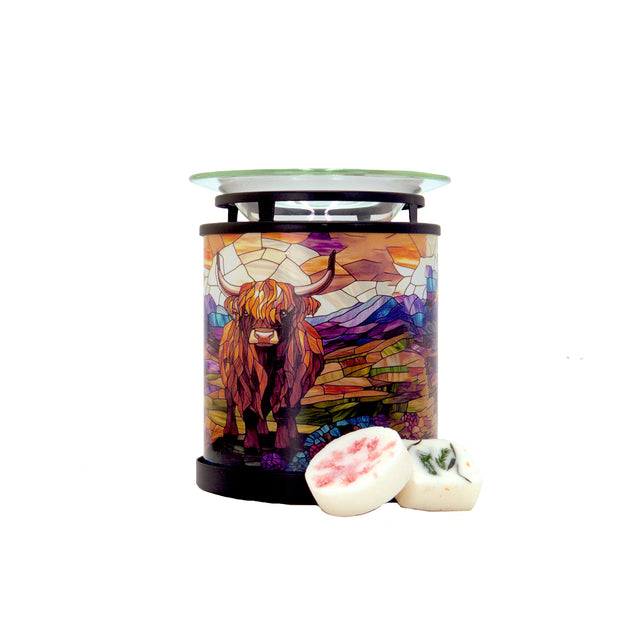 Cello - Tealight Wax Warmer - Golden Highland Cow
