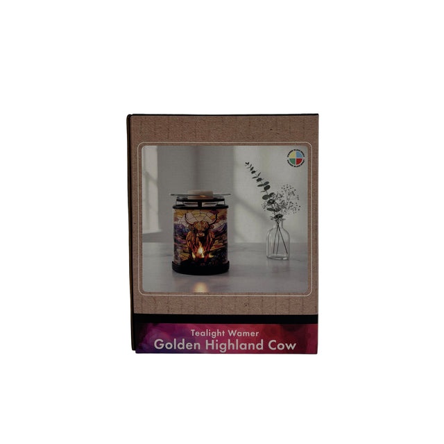 Cello - Tealight Wax Warmer - Golden Highland Cow