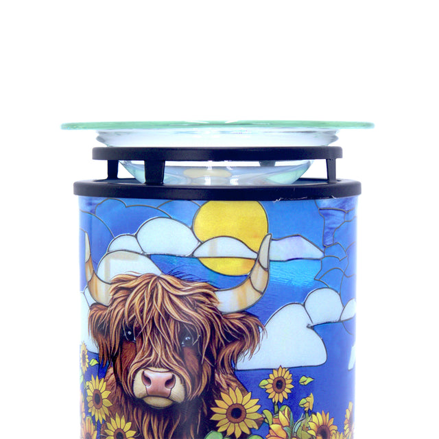 Cello - Tealight Wax Warmer - Sunflower Highland Cow