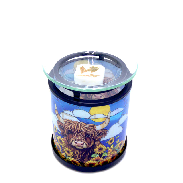 Cello - Tealight Wax Warmer - Sunflower Highland Cow