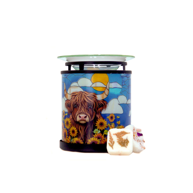 Cello - Tealight Wax Warmer - Sunflower Highland Cow