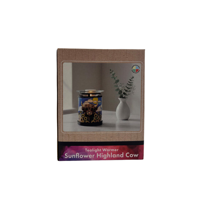 Cello - Tealight Wax Warmer - Sunflower Highland Cow