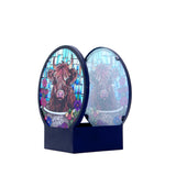 Cello - Circular Tealight Holder - Floral Highland Cow