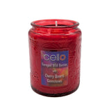 Cello - Gemstone Candle 400g with Convection Spinner - Foraged Wild Berries with Cherry Quartz
