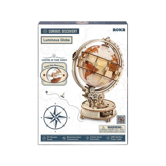 ROBOTIME Luminous Globe DIY Model Kit