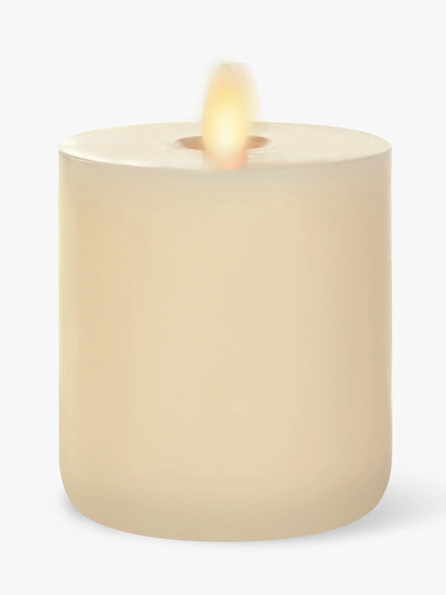 LightLi 3.2" X 4.5" LED Candle Vanilla Honey Scent