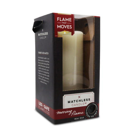 Matchless Candle Co Indoor LED Candle 7.6 x 16.5 cm