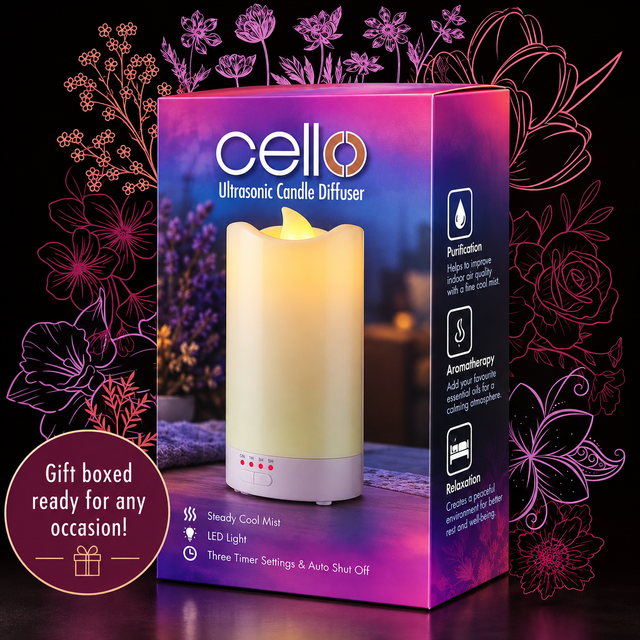 Cello Ultrasonic Diffuser - Candle