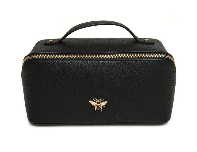 Alice Wheeler Train Case - Black