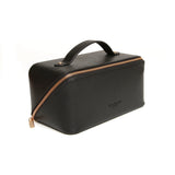 Alice Wheeler Black Nappa Train Case