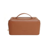 Alice Wheeler Tan Nappa Train Case
