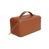Alice Wheeler Tan Nappa Train Case