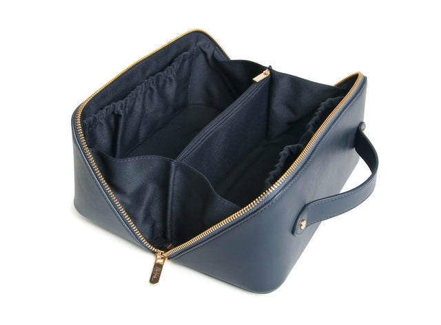 Alice Wheeler Navy London Train Case