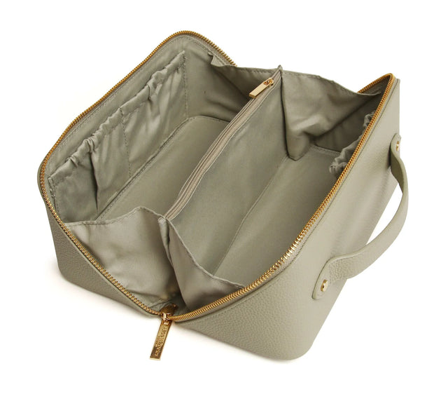 Alice Wheeler Pistachio Train case