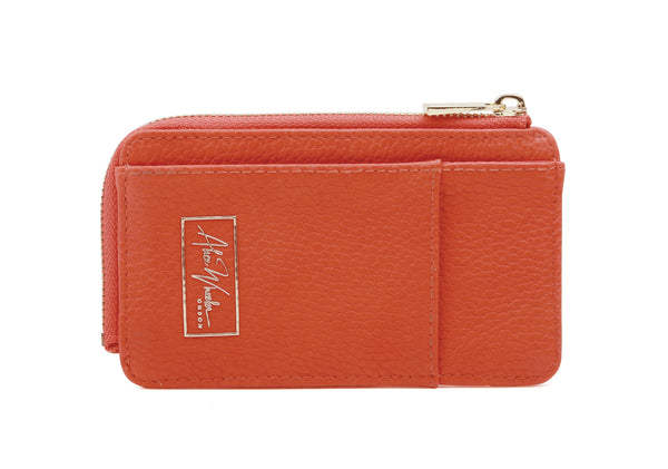 Alice Wheeler Bath coin/card purse - Orange