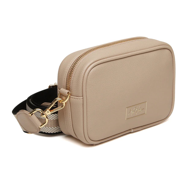 Alice Wheeler Mini Crossbody Bag - Stone