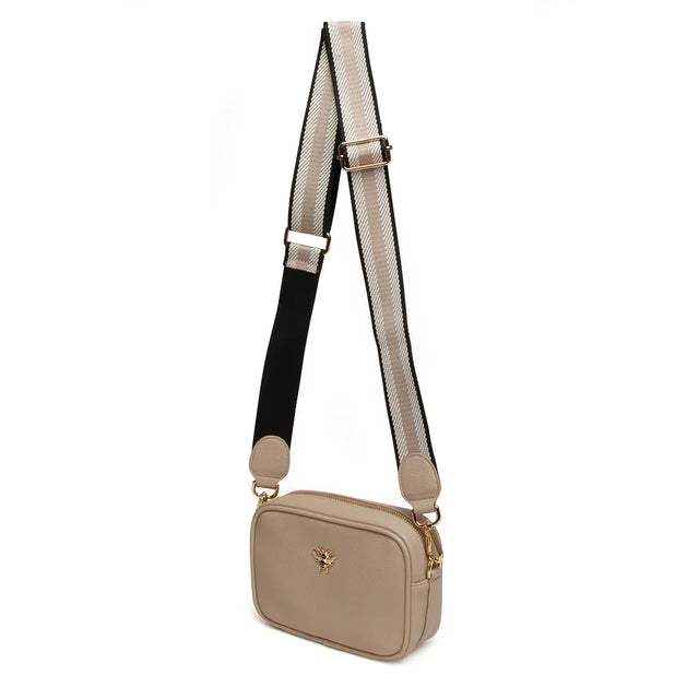 Alice Wheeler Mini Crossbody Bag - Stone