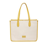 Alice Wheeler Mustard/Yellow Kingston Canvas Tote bag