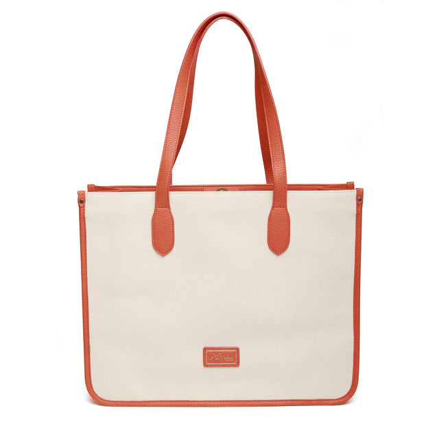 Alice Wheeler Orange -  Kingston Canvas tote Bag