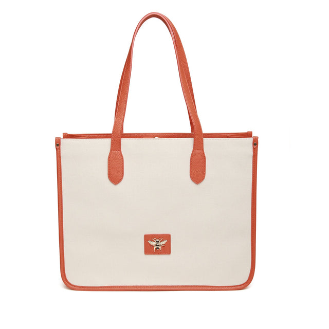 Alice Wheeler Orange -  Kingston Canvas tote Bag