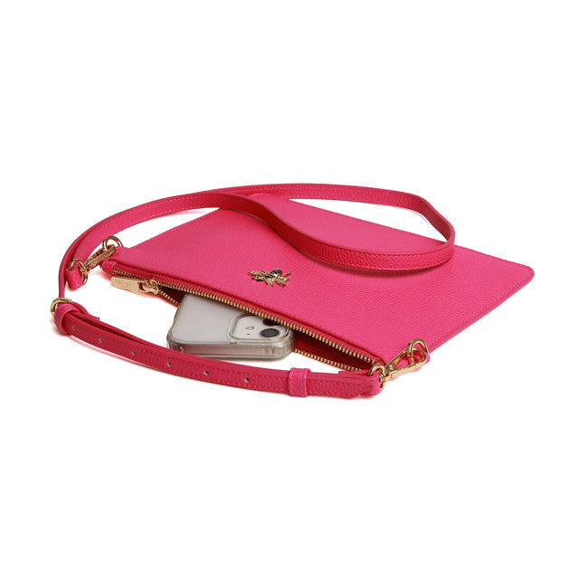 Alice Wheeler Hot Pink - Ealing Phone/ Clutch Pouch