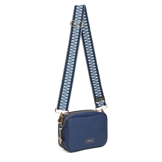 Alice Wheeler Soho Camera Cross Body Bag - Navy