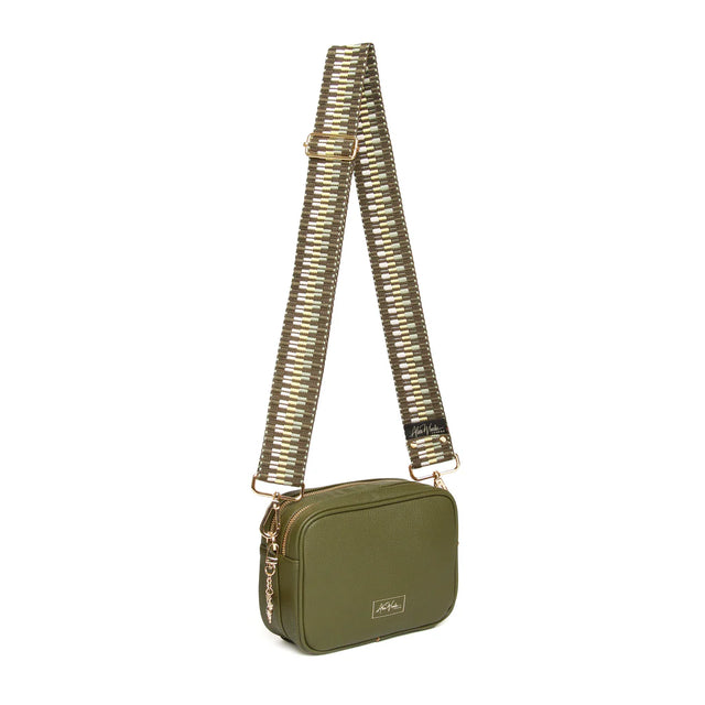 Alice Wheeler Soho Camera Cross Body Bag - Olive