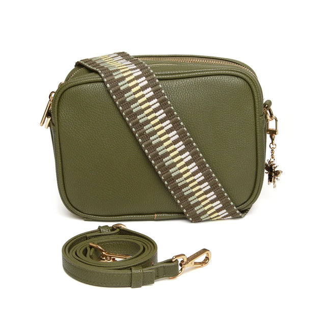 Alice Wheeler Soho Camera Cross Body Bag - Olive