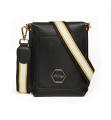 Alice Wheeler Brompton Honeycomb Cross Body Bag - Black