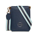 Alice Wheeler Brompton Honeycomb Cross Body Bag - Navy