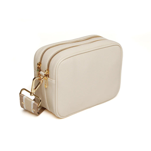 Alice Wheeler Soho Camera Cross Body Bag - Pastel Cream