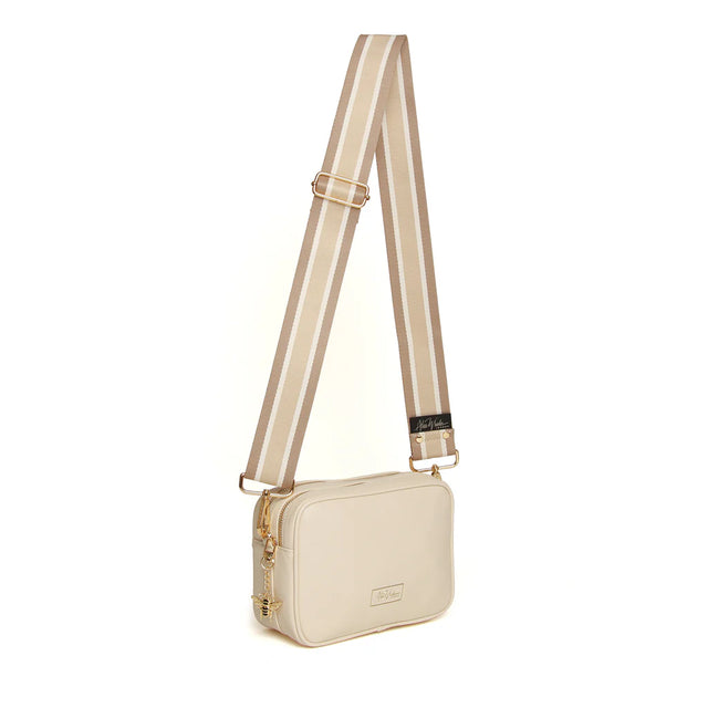 Alice Wheeler Soho Camera Cross Body Bag - Pastel Cream