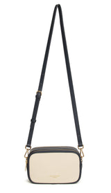 Alice Wheeler Navy Stripe Madrid Camera Crossbody Bag