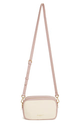 Alice Wheeler Pink Stripe Madrid Camera Crossbody Bag