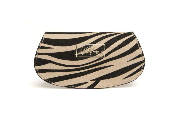 Alice Wheeler Light Zebra Print - Glasses case